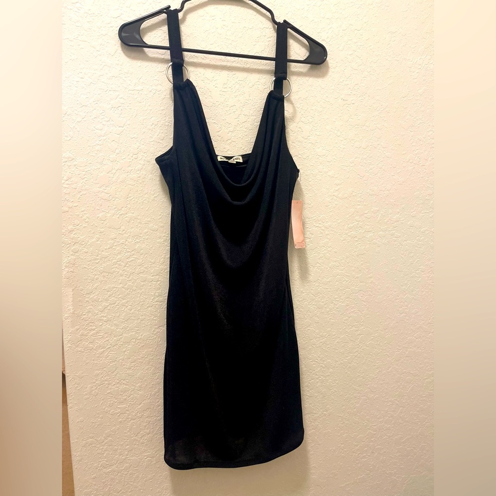 NWT Inspired Heart Black Mini Dress | Size: XL